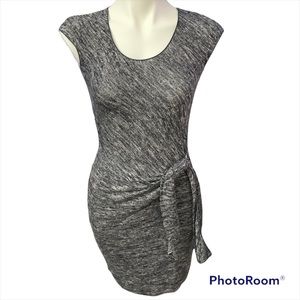 NWT Max Studio Navy White Heather Knit Sleeveless Dress - Size Small